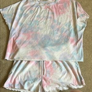 Tie-Dye Women's Pajama Set